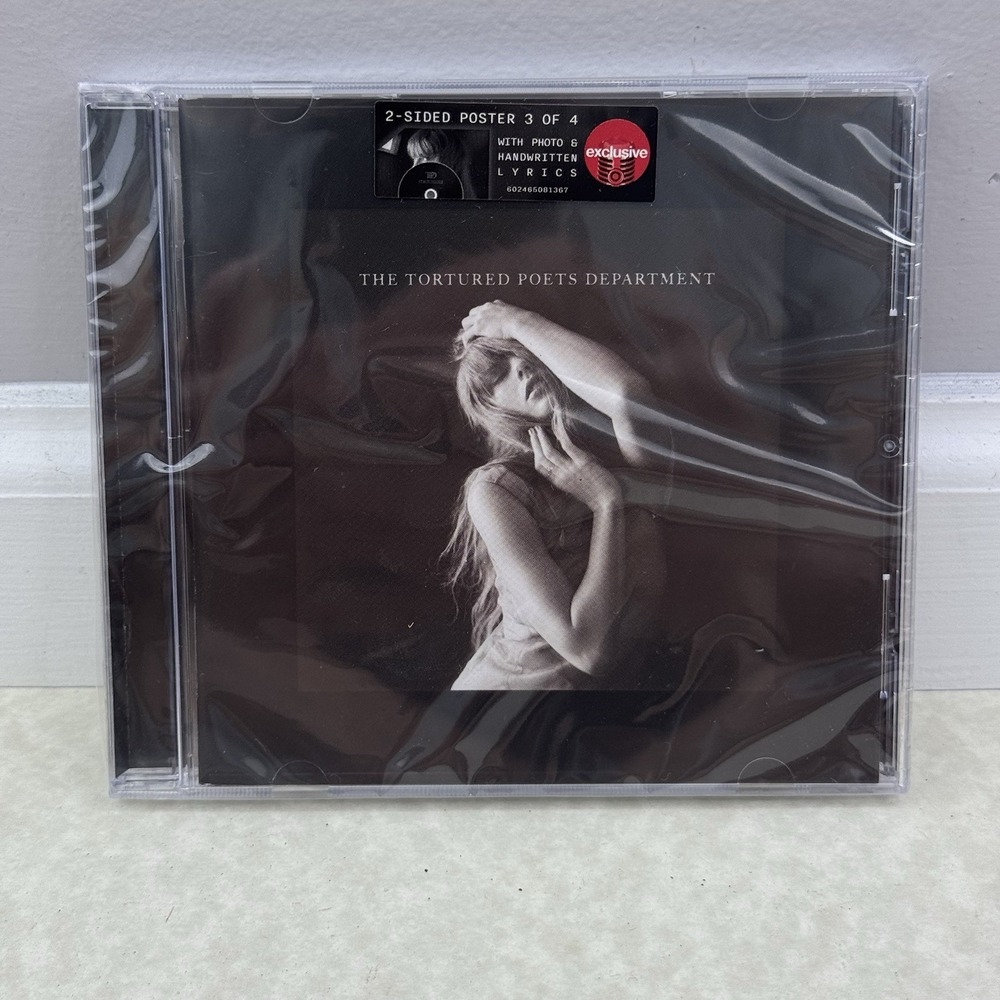 Taylor Swift: Tortured Poets Department (CD, 2024) Pop, Bonus Track + Poster New